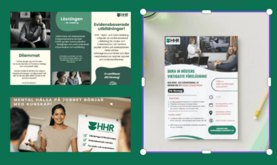  Broschyrer, reklamblad